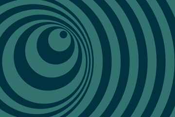 Sticker - Hypnotic dynamic rotates spiral background. Vintage optical illusion art illustration