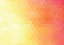 Hexagon Orange Yellow Gradient Vector Background