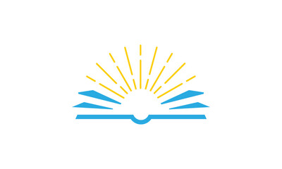 sun book, education logo