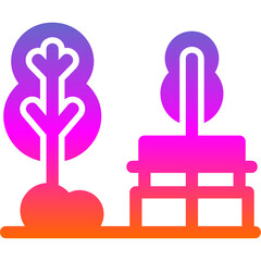 Poster - Park Landscape Icon