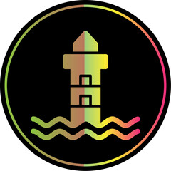 Poster - Lighthouse Landscape Icon