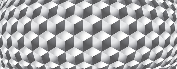  CUBE VOLUME 3D GRIS