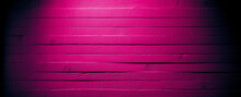 Rustic Pink Wood Planks Background. Pinky Wooden Slats On Exterior Wall