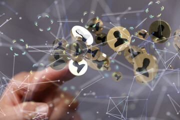 conference team work connection digital concept