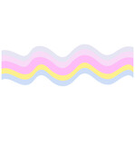 Fototapeta Boho - Rainbow wave element