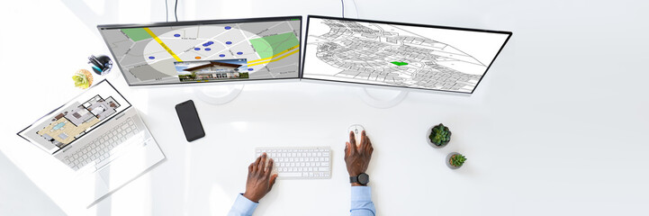 Poster - Cadastre Map Plan