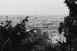 Black and white view of Paris