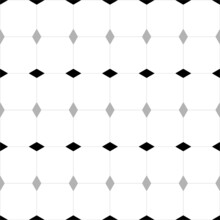 Simple Pattern Geometric With Gray And Black Lozenge. Ornament For Tiles, Fabric, Background.