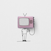 Man With Tv Head