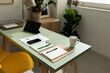 © Valentina Barreto/Stocksy - Tidy office desk