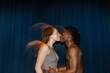 © Dima Sikorski/Stocksy - Passion in the relationship of an interracial couple in love