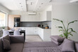 © Hernandez & Sorokina/Stocksy - Kitchen And Living Room