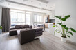 © Hernandez & Sorokina/Stocksy - Living Room In Modern Apartment