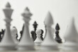 © Yaroslav Danylchenko/Stocksy - Chess figures with a white pawn in the focus.