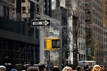 Pedestrians In New York City