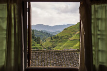 Room With Rice Field View