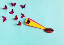 Collage-  Speak Gently Like Butterflies