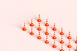 © Giada Canu/Stocksy - rectangle from traffic cones. 3d render