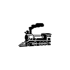 Poster - Railway  icon vector illustration logo design