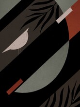 Minimalist Bird Abstract Art Free Stock Photo - Public Domain Pictures