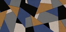Geometric Colorful Mosaic Illustration