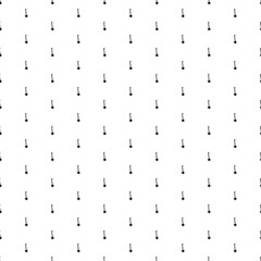 Poster - Square seamless background pattern from geometric shapes. The pattern is evenly filled with black gyroscooters. Vector illustration on white background