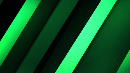 Poster - Abstract Green dark shapes 4K Animation Wallpaper. Modern backdrop design