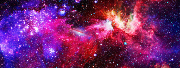 Wall Mural - star particle motion on black background, starlight nebula in galaxy at universe space background. t