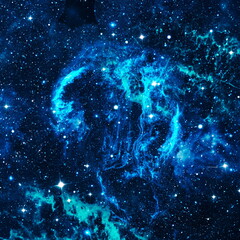 Wall Mural - A cloud in space. Abstract astronomical galaxy. Elements of this image furnished by NASA.