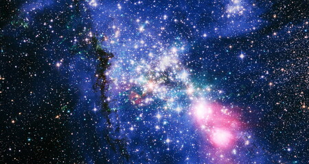 Wall Mural - a cloud in space. abstract astronomical galaxy. elements of this image furnished by nasa.