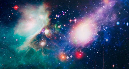 Wall Mural - a cloud in space. abstract astronomical galaxy. elements of this image furnished by nasa.