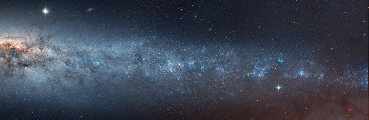 Poster - Amazing stellar space with nebulae, constellations and galaxies. Space Wallpaper