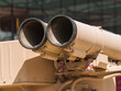 © YoungHwan - Abu Dhabi, UAE - Feb.23. 2011: 9M133 Kornet-E (AT-14 Spriggan) Antil tank missile mounted on HMMWV in IDEX 2011 Military exibition