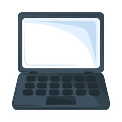 Poster - laptop computer icon