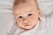 © Krakenimages.com - Adorable toddler lying on bed at bedroom