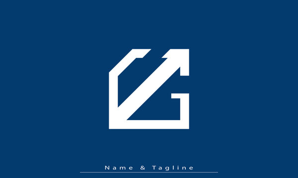 Alphabet letters Initials Monogram logo CG , GC