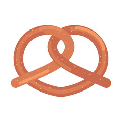 Sticker - pretzel snack icon