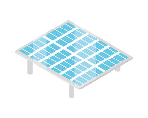 Canvas Print - solar panel icon