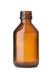 Sticker - Front view of empty amber pharmacy glass bottle