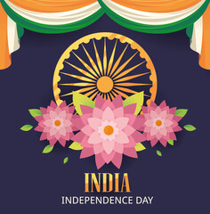 Canvas Print - india independence day festive