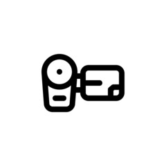 Poster - handy cam vector icon. computer component icon outline style. perfect use for logo, presentation, website, and more. simple modern icon design line style