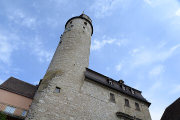 Canvas Print - Stadtturm in Kirchberg an der Jagst