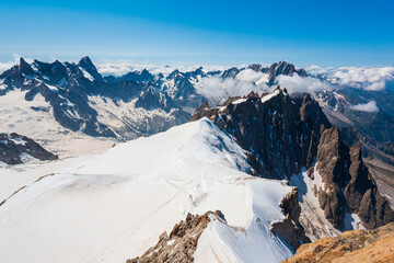 Wall Mural - Mont Blanc highest mountain, Europe