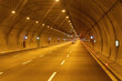 © Tminaz - Highway vehicle tunnel inside. Multi-lane road tunnel