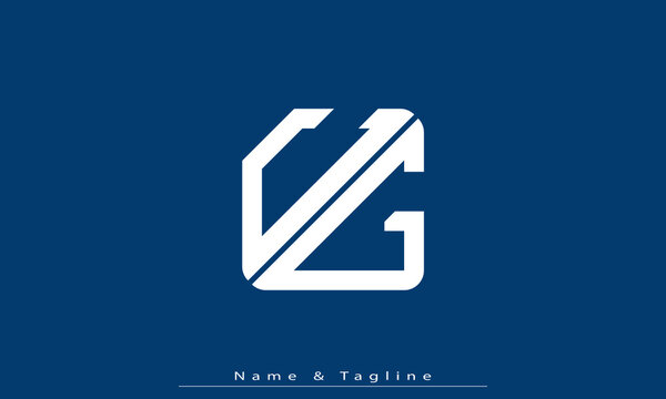 Alphabet letters Initials Monogram logo CG , GC