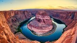 Fototapeta  - Horseshoe Bend in Page, Arizona