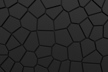 Wall Mural - abstract background of voronoi texture. 3d rendering.