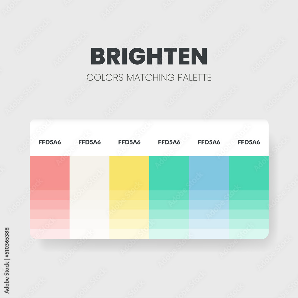Table Color Code Shades Color palettes or color schemes are trends combinations and palette ...