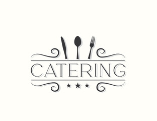 Wall Mural - Catering logo design