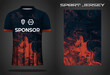 Soccer sport shirt jersey design template